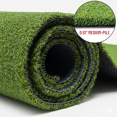 Ottomanson Artificial Grass Turf Runner Pro 31" x 18' - Image 2