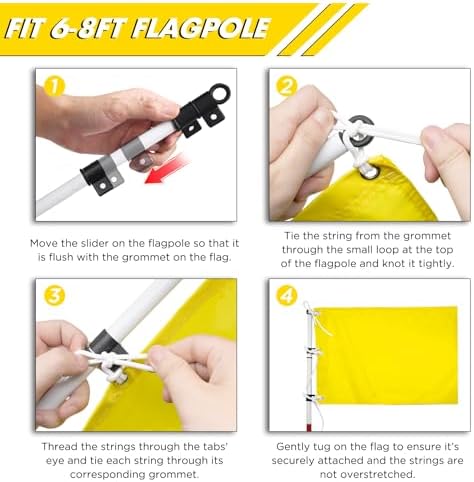 KINGTOP Golf Flags with Grommets, 14 x 20 in, 420D Nylon - Image 4