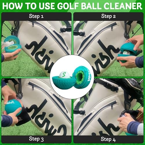 Swish Portable Golf Ball Cleaner – Clip-On Golf Accessory - Image 3
