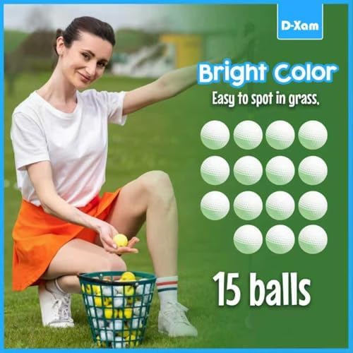 Foam Golf Balls Bulk 40, 24 or 15 Pack Practice Golf Ball Multicolor 41mm - Image 2