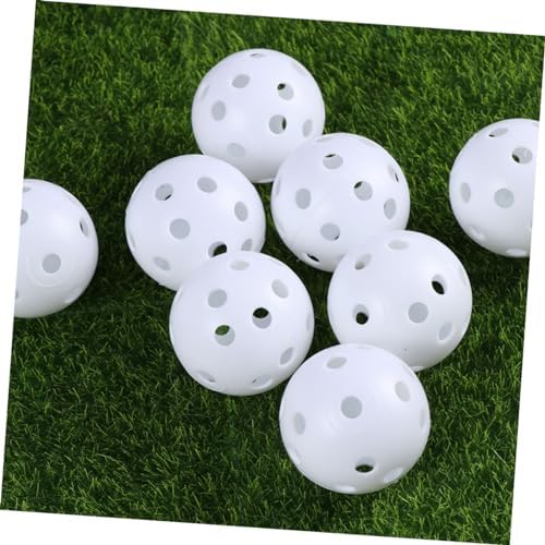 Golf Hollow Training Balls 25pcs Pack Lightweight Plastic White - Image 3