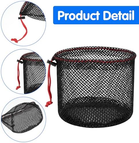 6 PCS Golf Ball Bag Mesh Drawstring - Image 3