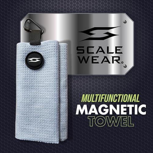 16x24 Magnetic Golf Towel Waffle Weave Ball Marker Included - Image 5