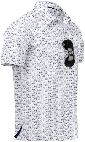 ZITY Mens Golf Polo Shirts Short Sleeve UPF 50+ Moisture Wicking Tshirt by ZITY