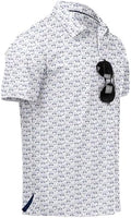 ZITY Mens Golf Polo Shirts Short Sleeve UPF 50+ Moisture Wicking Tshirt by ZITY