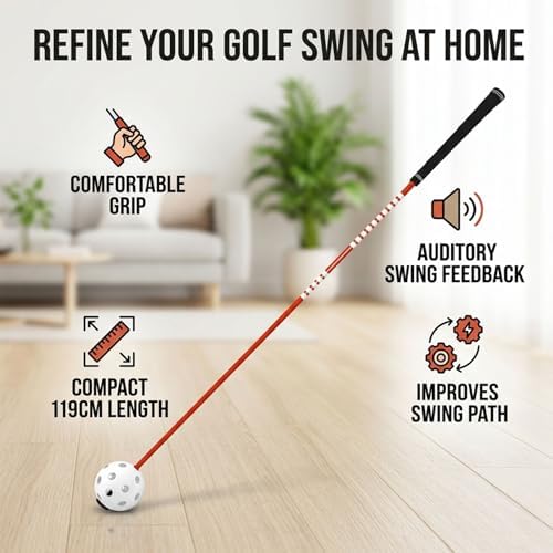 Golf Swing Trainer, 119 cm Length Comfortable Grip - Image 4