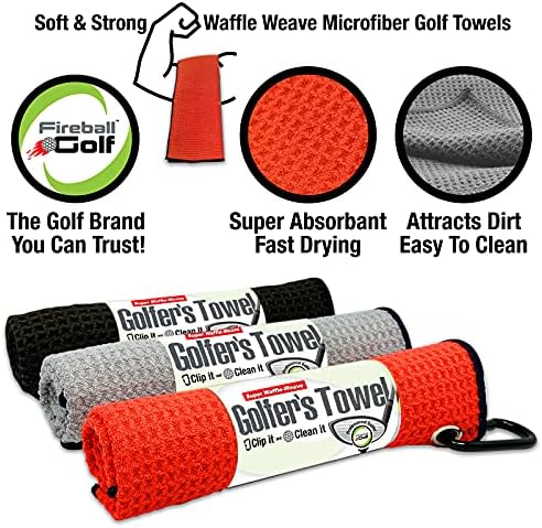 Fireball Golf Towel Gifts and Accessories Set - Image 3