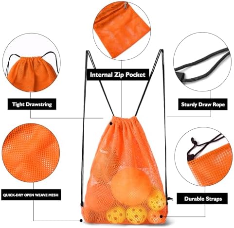 GSE Mesh Drawstring Backpack Bag - Image 3