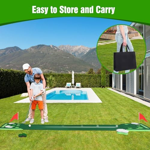 Golf Putting Game Set, Putting Green Mat - Image 6