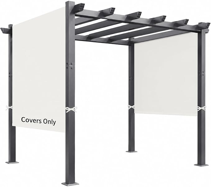 17' x 6.8' Waterproof Pergola Canopy Replacement Cover by Bringingjoytoyourhomelife