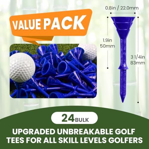 FINGER TEN Golf Tees Plastic 3 1/4 Inch 12/24/60 Pack - Image 3