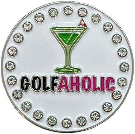 Giggle Golf Happy Hour Bling Golf Ball Marker - Image 3