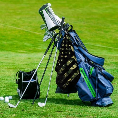 American Flag Camo Golf Towel 2 Packs - Image 4