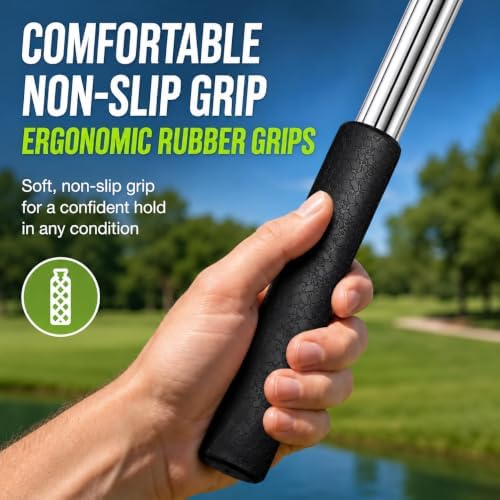 Golf Ball Retriever for Water，9Ft/12Ft/14.5Ft/16.3Ft Telescopic Stainless Steel - Image 5