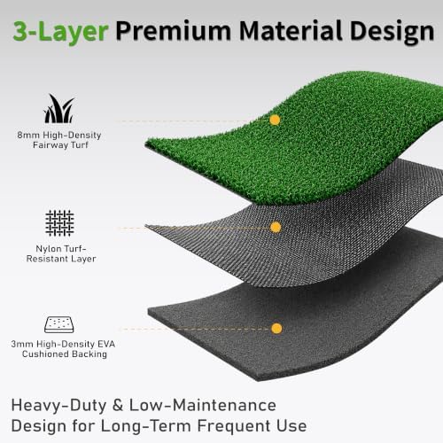 8mm High Golf Simulator Turf Mat - Image 4