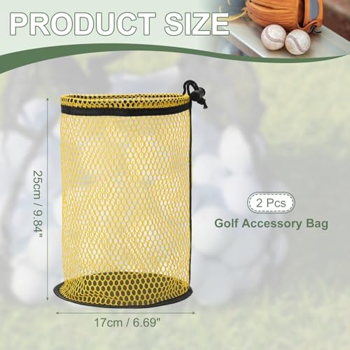 Golf Ball Storage Bag Nylon Mesh Golf Pouch - Image 2