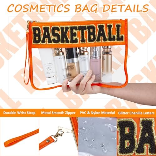 BuyCard 2 Pcs Basketball Gifts Makeup Bag - Image 2