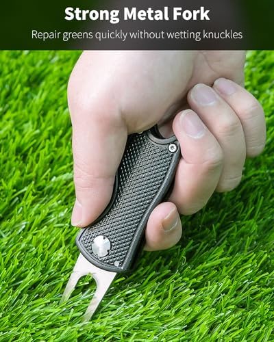 GreenHaven 2-6 Pack Golf Divot Repair Tool Magnetic Ball Marker Foldable - Image 2
