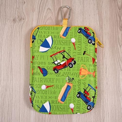 CAIT CHAPMAN HOME COLLECTION Golf Pouch Bag by CAITCHAPMANHOMECOLLECTION