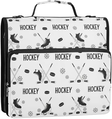 Zipper Binder Bag 3 Ring File Folder Portfolio Organizer Zippered Binder Bags - Image 4