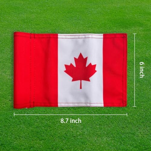 AZCOVER 2 Pack Canada Golf Flag 8x6 Inch - Image 5