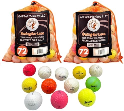 Golf Ball Monkey Hit Away Used Golf Balls Bulk by GolfBallMonkey