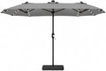 15ft Double-Sided Rectangle Patio Umbrella by DomeShade