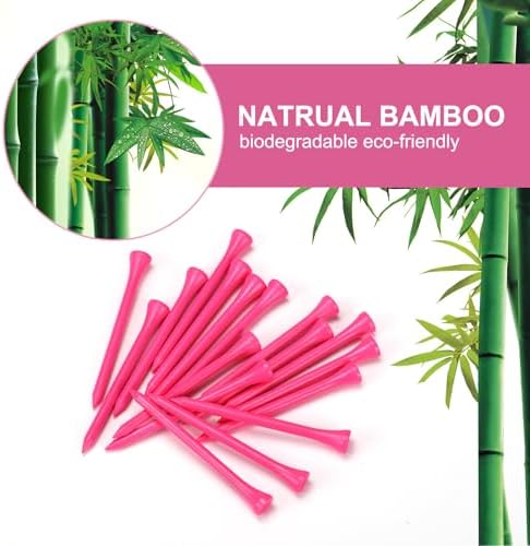 Golf Tees Durable Bamboo Tees 100Pcs 100Pcs 3-1/4" Friendly Biodegradable - Image 4