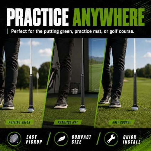 Golf Ball Picker Upper for Putter, 2 Pack 4-Claw Pressure Golf Ball Grabber - Image 5