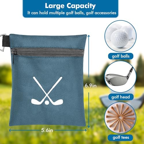 Golf Tee Bag, Waterproof Golf Tee Pouch - Image 3