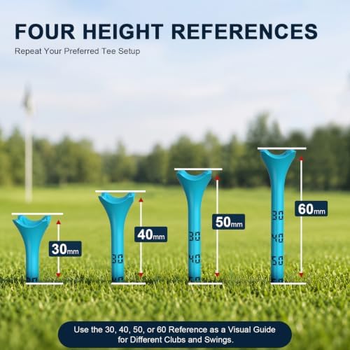 Numbered Plastic Golf Tees, 3-1/4 Inch, 100 Pack - Image 4