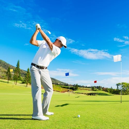 Mixweer 4 Pcs Solid Golf Flag - Image 2