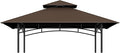 5x8Ft Grill Gazebo Replacement Top, Water-Resistant Fabric, BBQ Gazebo Cover by COVBOARD