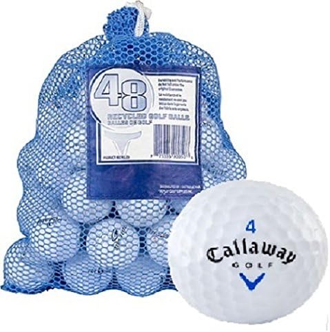 Callaway 48 AAA+ Ball Bag with HX Tour Mix Recycled Golf Balls by Unknown