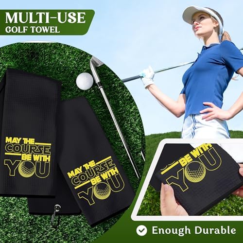 Funny Golf Towels for Men, May The Course Be - Image 4