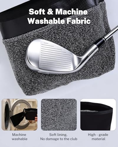 Golf Club Cleaner Bag with Microfiber Towel - Image 3