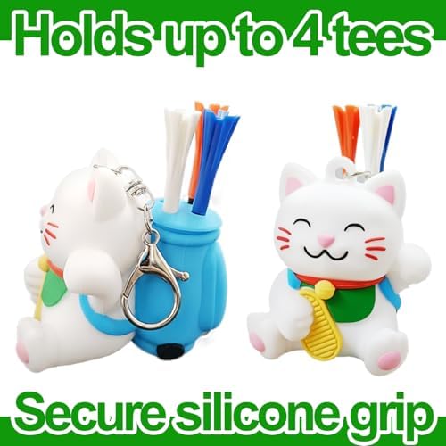 Lucky Cat Golf Tee Holder - Image 3