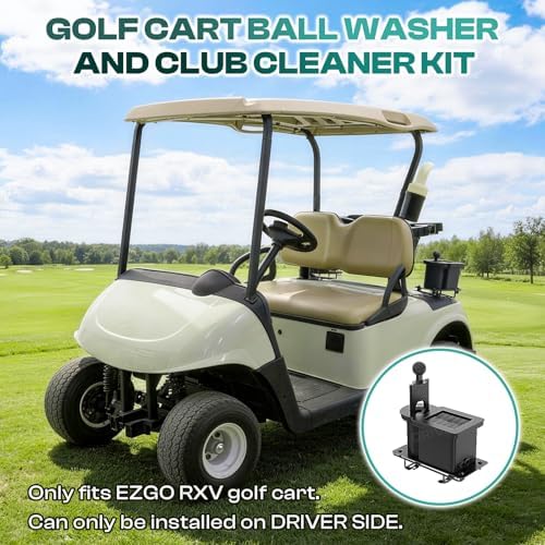 DRIVE UP Golf Cart Ball Washer and Club Head Cleaner Kit, Suitable - Image 6