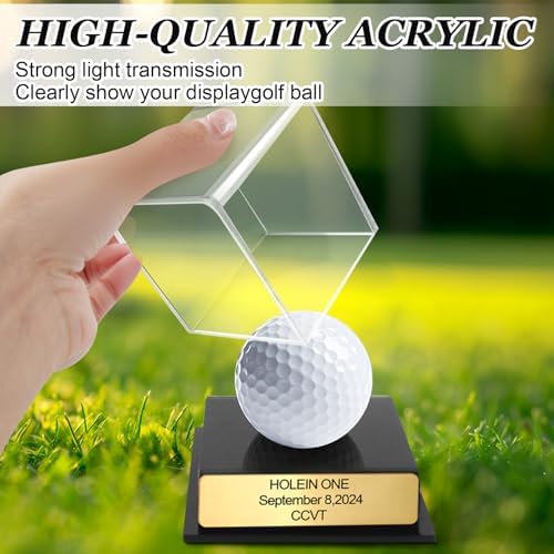 Custom Golf Hole-in-One Display Case, Acrylic Golf Ball Display Case, Custom - Image 3