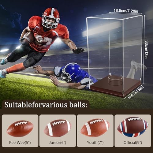 Premium Football Display Case - Image 7