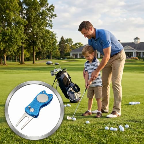 Golf Divot Repair Tool, Foldable Metal Tool - Image 7