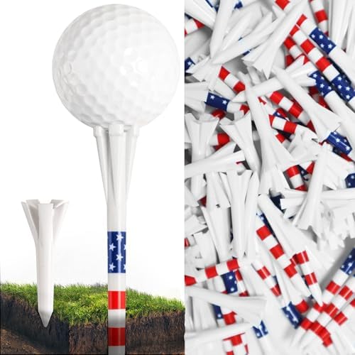FINGER TEN Golf Tees Plastic 100 Pack by FINGERTENSport