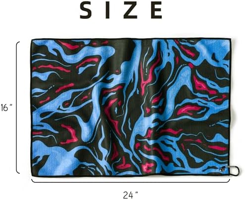 Mile High Life Golf Towel 16"x24", Microfiber Waffle Weave - Image 2