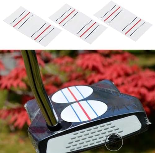 Create idea 10 Sheet Golf Alignment Stickers Circle Diameter 37mm Triple Track - Image 2