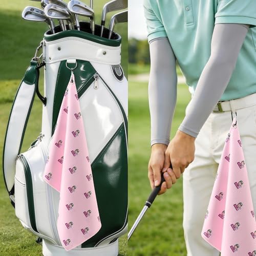 Mile High Life Fun Print Golf Towel 16x24in, Microfiber Waffle - Image 2