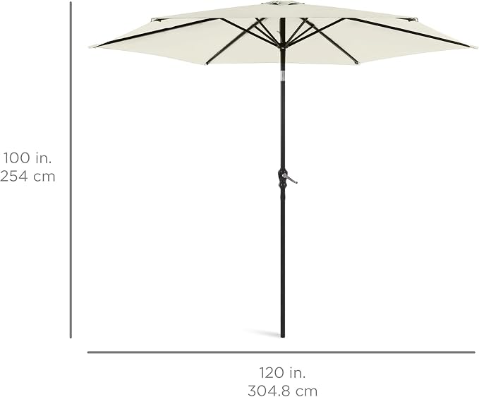 Best Choice Products 10ft Outdoor Patio Umbrella, Outdoor Table Umbrella - Image 7