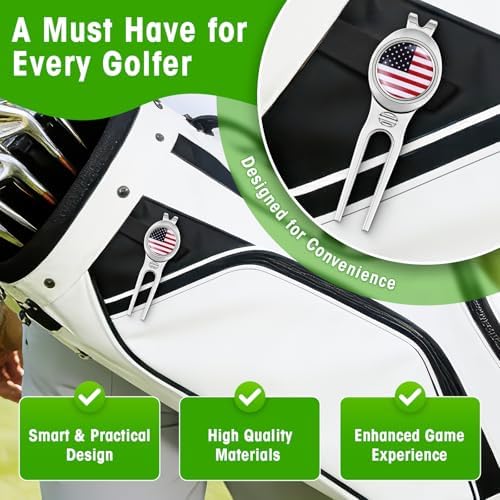 CHIVENIDO Divot Tool Divot Repair Tool, Premium Golf Divot Tool Golf Ball Maker - Image 6