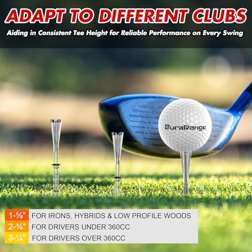 DURARANGE 3.25 in Golf Tees, 4-Prong and 5-Prong Designs - Image 4