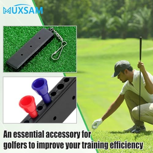 MUXSAM Black Golf Tee Holder for Bag - Image 7
