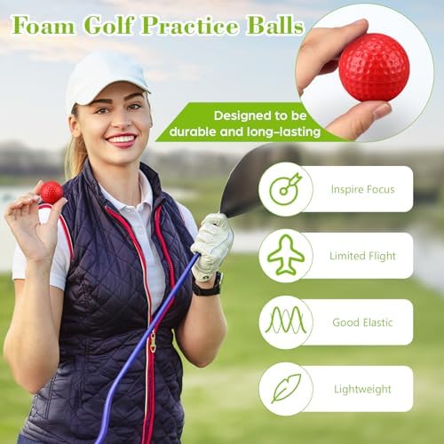 30 Pcs Foam Golf Practice Balls Soft Foam Balls - Image 3